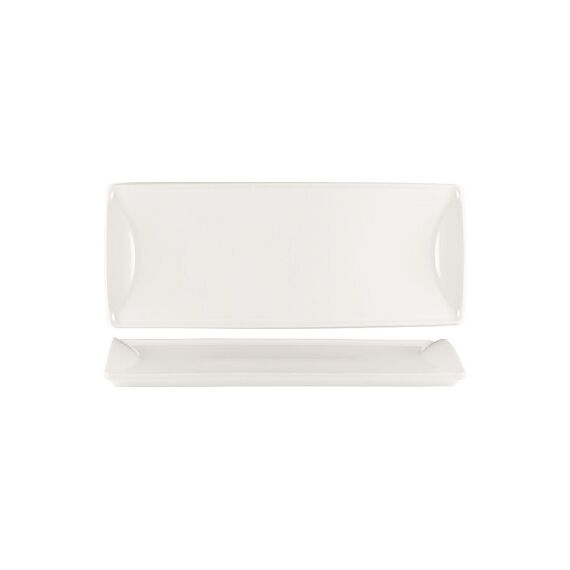 Блюдо прямоугольное 340*240 мм, White, Bonna