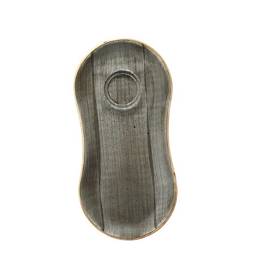 Блюдце для завтрака 250*120 мм, Aura Space, форма Гурмэ, Bonna 