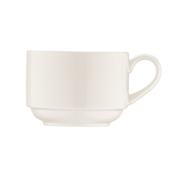 Чашка кофейная штабелируемая 110 мл, d=66 мм, h=51 мм, White, форма Банкет, Bonna