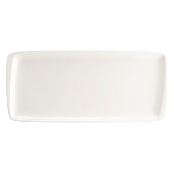 Блюдо прямоугольное 340*160 мм, White, форма Мув, Bonna 