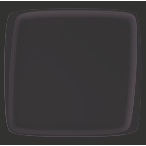 Тарелка квадратная без полей 150*140 мм, White, форма Мув, Bonna 