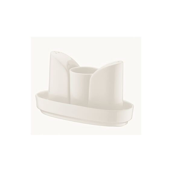 Набор для специй из 3-х предметов на подставке White, Bonna