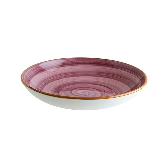 Тарелка глубокая d=230 мм, 1000 мл, h=45 мм, Aura Black Berry, форма Банкет, Bonna 