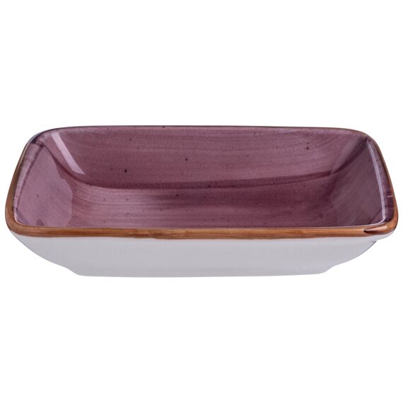 Салатник 150*90 мм, 200 мл, h=33 мм, Aura Black Berry, форма Мув, Bonna 