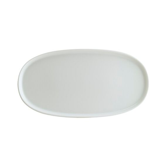Блюдо овальное 300*155 мм, White, форма Хюгге, Bonna 