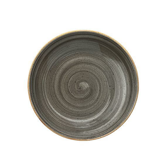 Тарелка глубокая d=200 мм, 500 мл, h=40 мм, Aura Space, форма Гурмэ, Bonna 