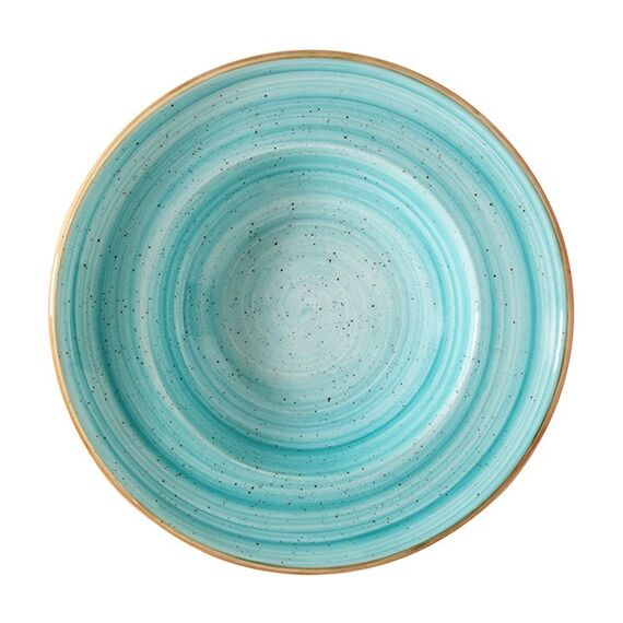 Тарелка глубокая d=240 мм, 400 мл, h=52 мм, Aura Aqua, форма Гурмэ, Bonna 