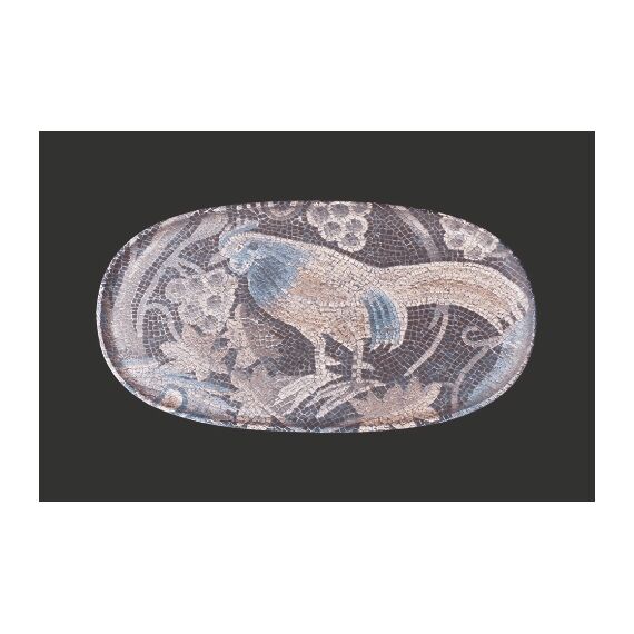 Блюдо овальное 300*155 мм, Mesopotamia Фауна, форма Хюгге, Bonna 