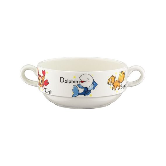 Бульонница с ручками 350 мл, d=120 мм, Kids, Bonna