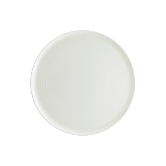 Блюдо для пиццы d=320 мм, White Loop, узкая полоска, Bonna 