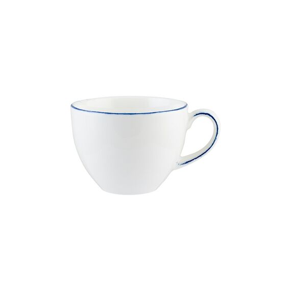 Чашка чайная 230 мл, d=93 мм, h=69 мм, Retro, синий край, Bonna 