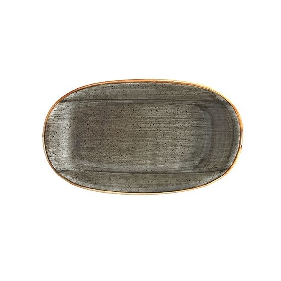 Блюдо овальное 340*190 мм, Aura Space, форма Гурмэ, Bonna 