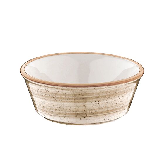 Салатник штабелируемый d=120 мм, 290 мл, h=47 мм, Aura Terraine, форма Банкет, Bonna 