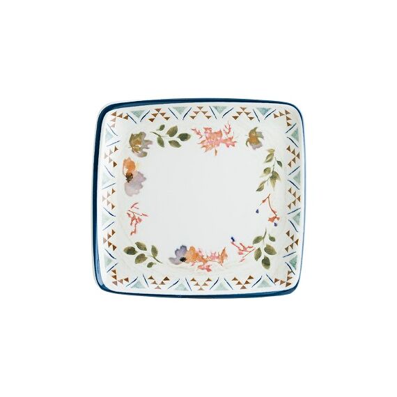 Тарелка прямоугольная без полей 220*200 мм, Spring, форма Мув, Bonna 