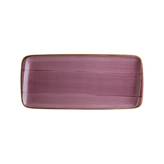Блюдо прямоугольное 340*160 мм, Aura Black Berry, форма Мув, Bonna 