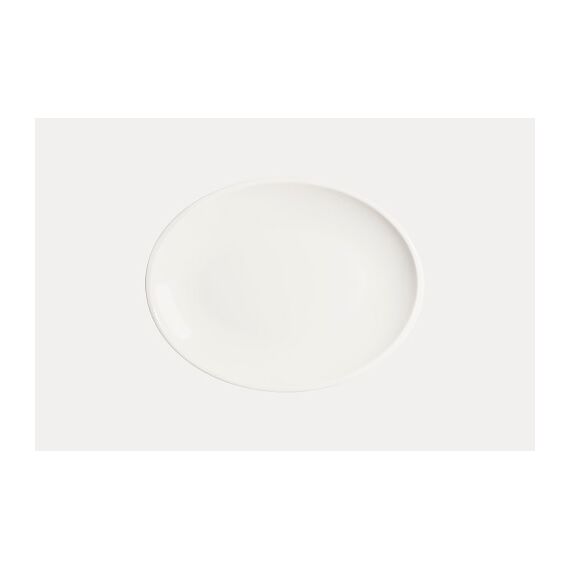 Блюдо овальное 360*280 мм, White, форма Мув, Bonna 