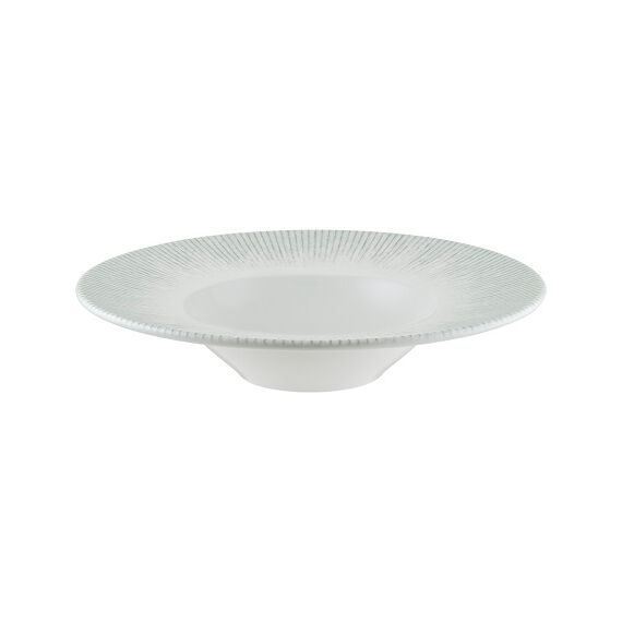 Тарелка для пасты d=280 мм, 400 мл, Iris, цвет серый, форма Банкет, Bonna 