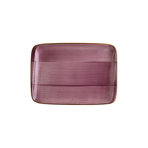 Блюдо прямоугольное 230*160 мм, Aura Black Berry, форма Мув, Bonna 