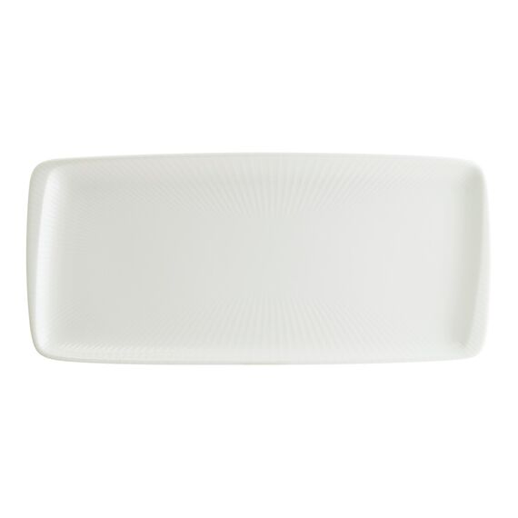 Блюдо прямоугольное 340*160 мм, Iris, цвет белый, форма Мув, Bonna 