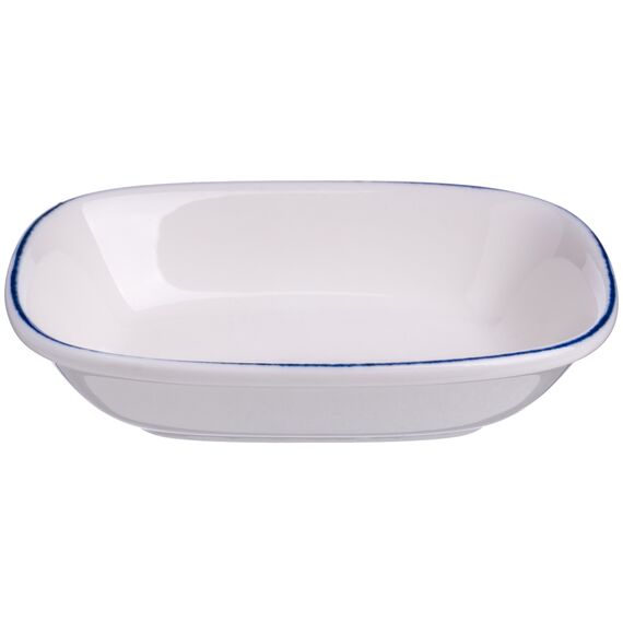 Соусник 100 мл, 120*85 мм, h=30 мм, Retro, cиняя, форма Гурмэ, Bonna 