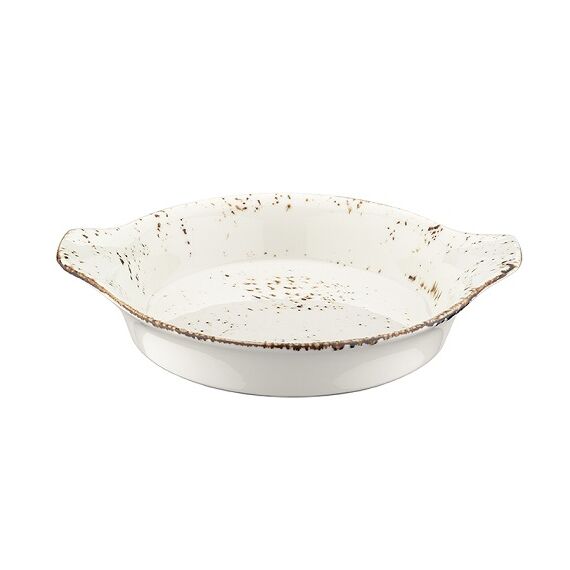 Блюдо для подачи овальное с ушками 240*200 мм, Grain, форма Оптива, Bonna