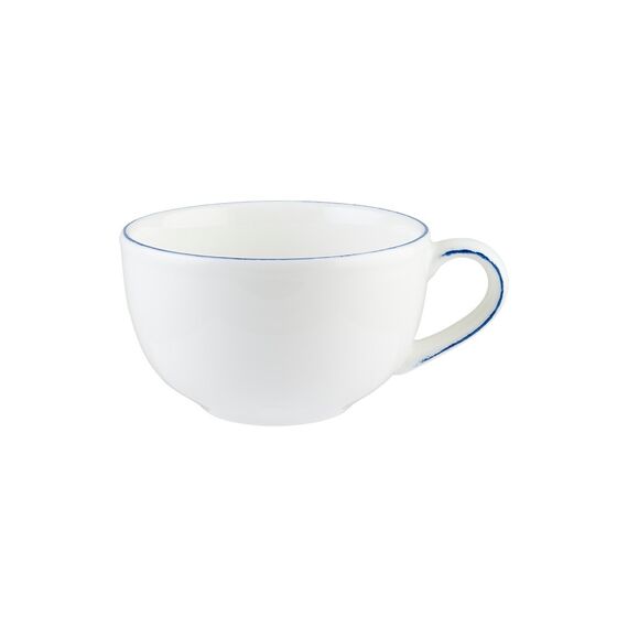 Чашка чайная 250 мл, d=96 мм, h=56 мм, Retro, синий край, Bonna 