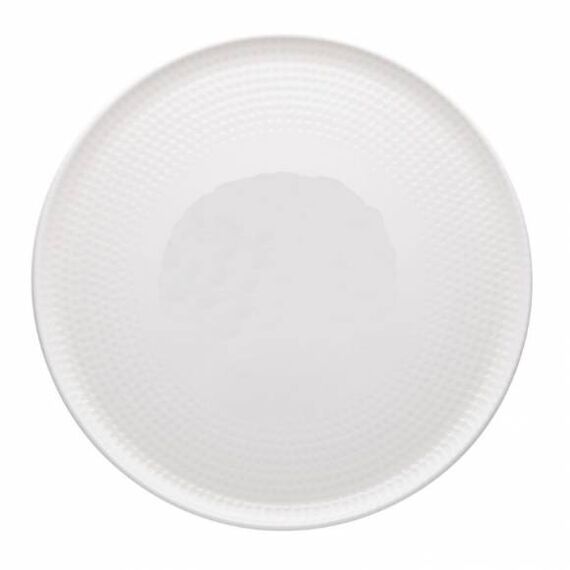 Блюдо для пиццы d=320 мм, White Pure Dot, форма Гурмэ, Bonna 