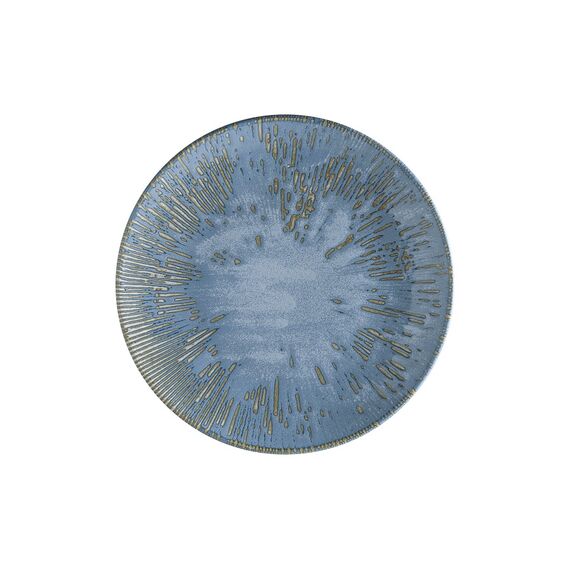 Тарелка d=250 мм, Snell, цвет голубой, форма Гурмэ, Bonna