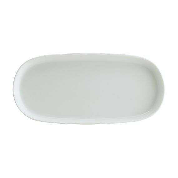 Блюдо овальное 180*90 мм, White, форма Хюгге, Bonna