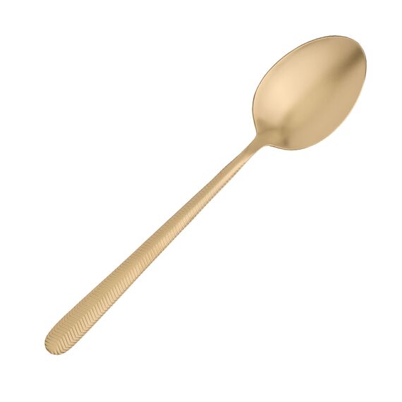 Ложка столовая Illusion Mat Gold 18/10, 2,5 мм, 19,8 см., Bonna