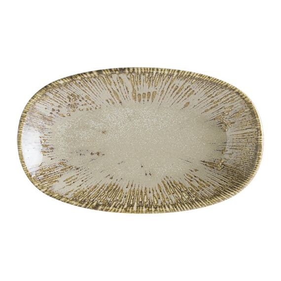 Блюдо овальное 190*110 мм, Snell, цвет песочный, форма Гурмэ, Bonna 