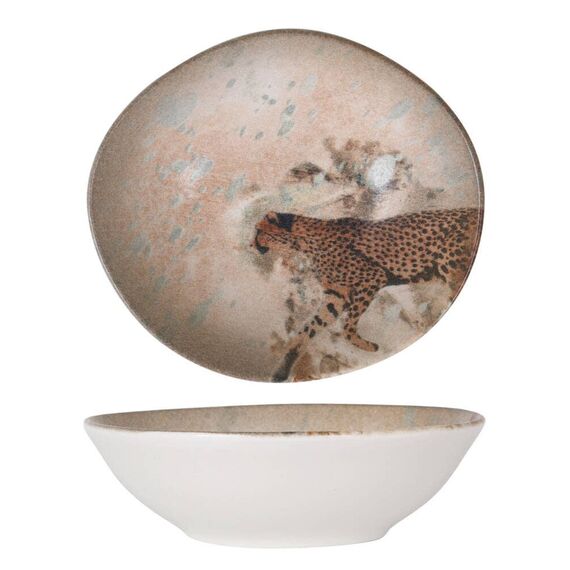 Салатник d=180 мм, 470 мл, h=55 мм, Savanna, форма Ваго, Bonna