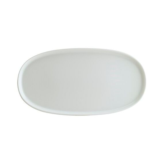 Блюдо овальное 250*130 мм, White, форма Хюгге, Bonna