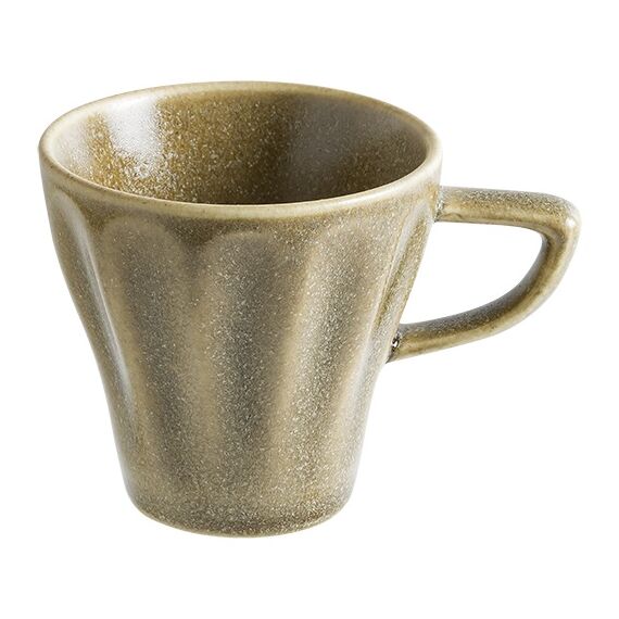 Чашка кофейная 70 мл, d=65 мм, h=60 мм, Мокрый песок, Raw, Bonna 