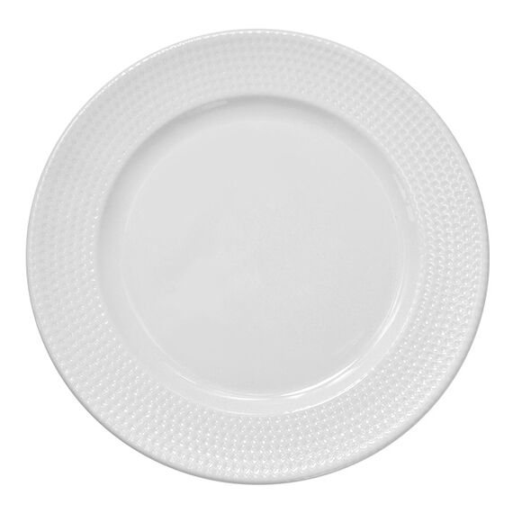 Тарелка d=210 мм, White Pure Dot, форма Банкет, Bonna 