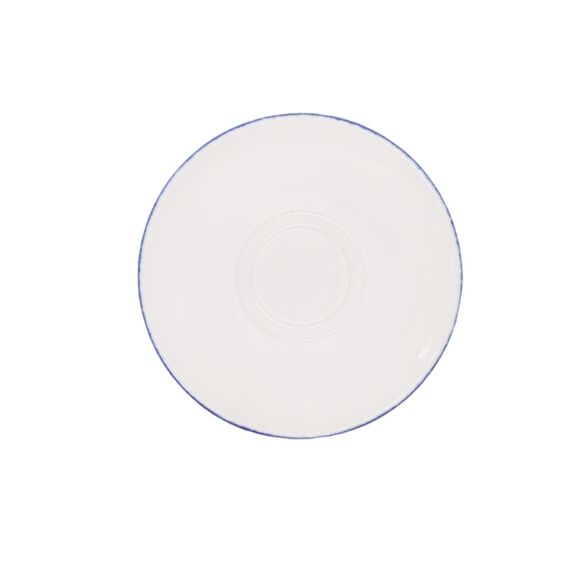 Тарелка подстановочная d=190 мм, Retro, синий край, форма Гурмэ, Bonna 