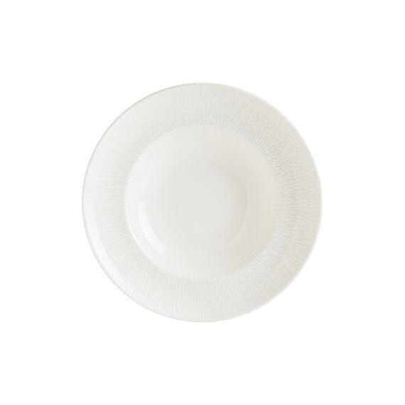 Тарелка глубокая d=240 мм, 400 мл, h=52 мм, White Radix, форма Гурмэ, Bonna 