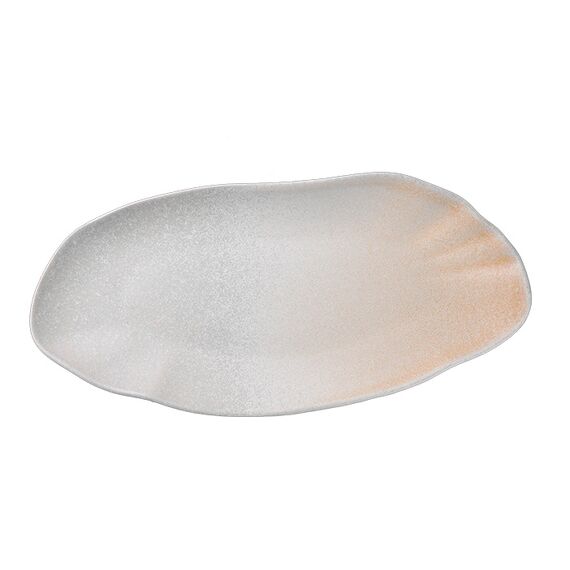 Блюдо для подачи 360*160 мм, Blush & Sahara, форма Ваго, волнистый край, Bonna