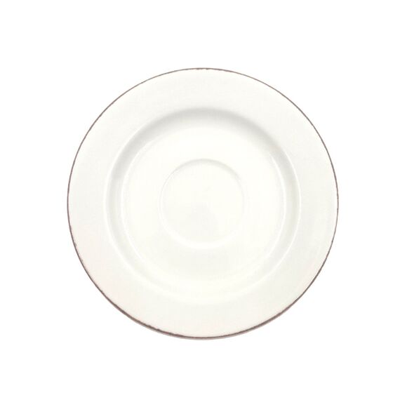Блюдце d=160 мм, Retro, коричневый край, форма Банкет, Bonna 