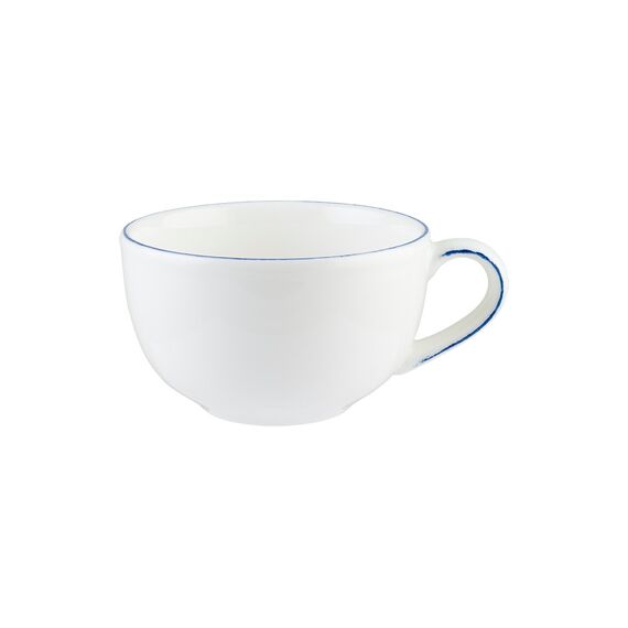 Чашка чайная 350 мл, d=110 мм, h=68 мм, Retro, синий край, Bonna 
