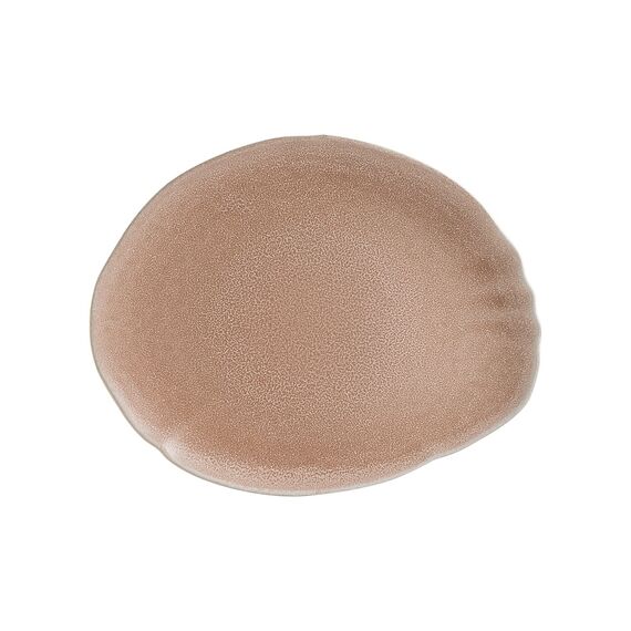 Блюдо овальное 300*260 мм, Blush & Sahara, форма Ваго, волнистый край, Bonna 