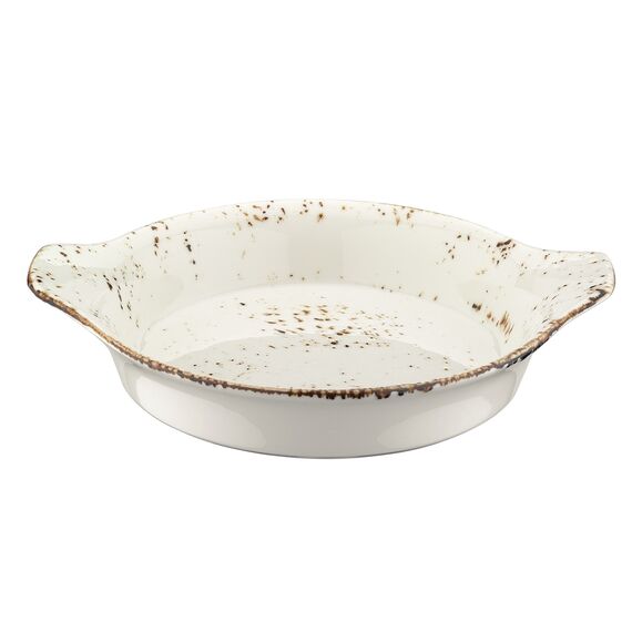 Блюдо для подачи овальное с ушками 210*170 мм, Grain, форма Оптива, Bonna