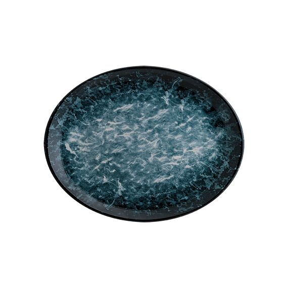 Блюдо овальное 360*280 мм, Sepia, форма Мув, Bonna