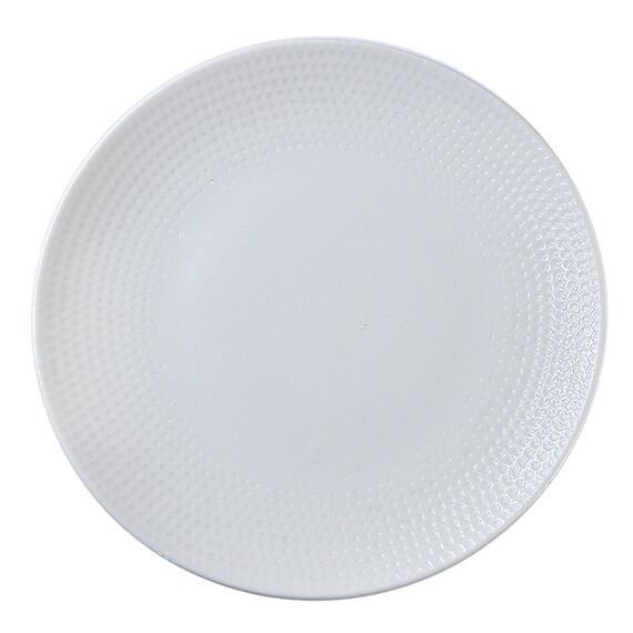 Тарелка d=230 мм, White Pure Dot, форма Гурмэ, Bonna 