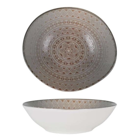 Салатник d=180 мм, 470 мл, h=55 мм, Damasquino, форма Ваго, Bonna