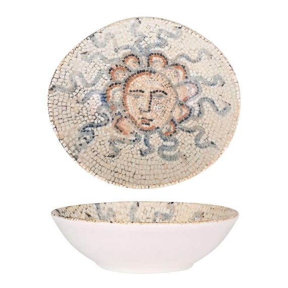 Салатник d=180 мм, 470 мл, h=55 мм, Mesopotamia, форма Ваго, Bonna