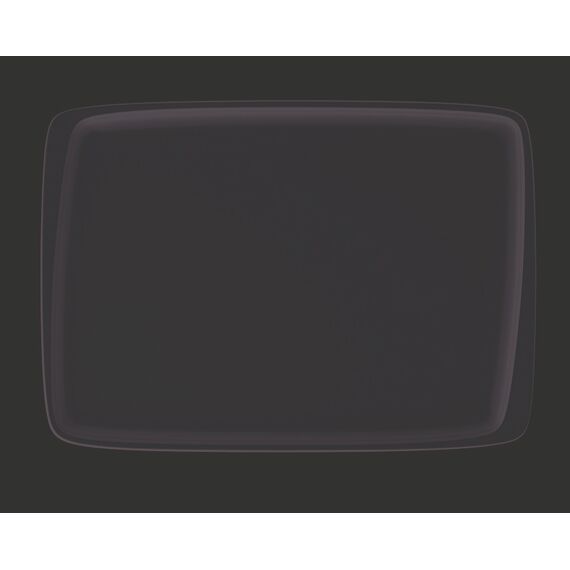 Блюдо прямоугольное 230*160 мм, White, форма Мув, Bonna