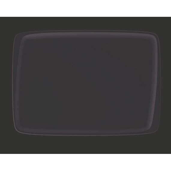 Блюдо прямоугольное 230*160 мм, White, форма Мув, Bonna 