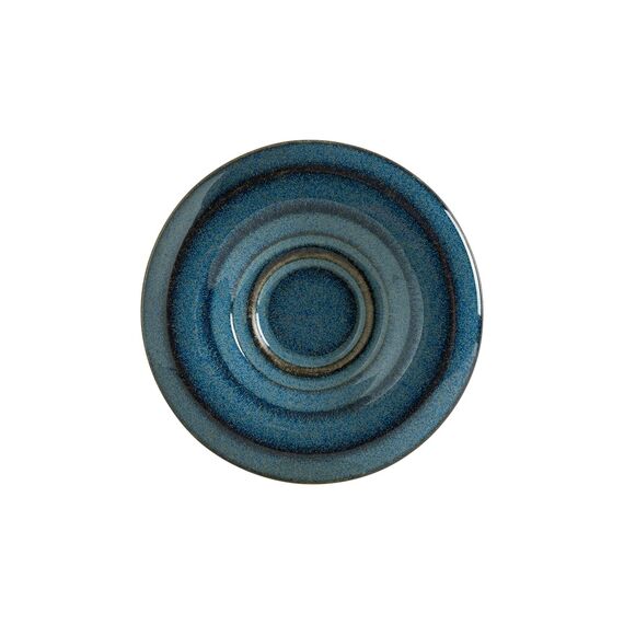 Блюдце d=120 мм, Ocean Halo, широкая полоска, Bonna 