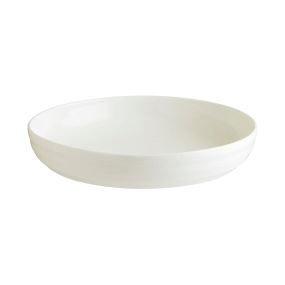 Тарелка глубокая с бортом d=220 мм, 1070 мл, h=45 мм, White, форма Потт, Bonna